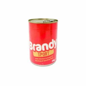 Brandy Sport with Chicken in Gravy for Working & Sporting Dogs Wet Dog Food Tin 390g