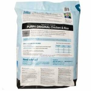 BURNS Puppy Original Chicken & Rice Dry Dog Food 6kg back