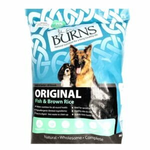 BURNS Adult and Senior Original Fish & Brown Rice Dry Dog Food 6kg