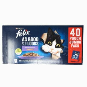 FELIX Mixed Selection in Jelly (Beef, Salmon, Chicken, Tuna) 40x100g