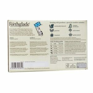 Forthglade Grain Free Salmon and Sardines 12 x 395g back pack