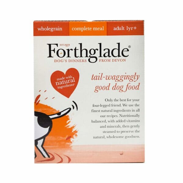 Forthglade Adult Chicken Turkey and Lamb with brown rice 12 x 395g end 1