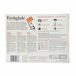 Forthglade Adult Chicken Turkey and Lamb with brown rice 12 x 395g back