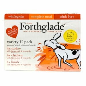 Forthglade Adult Chicken Turkey and Lamb with brown rice 12 x 395g