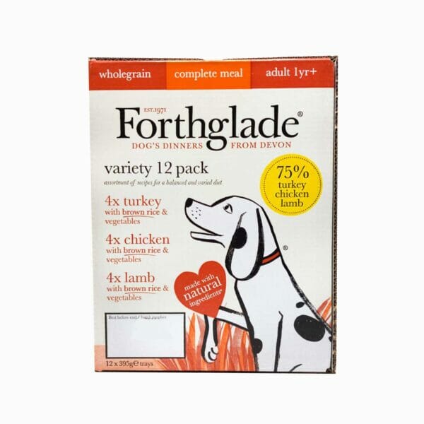 Forthglade Adult Chicken Turkey and Lamb with brown rice 12 x 395g end 2