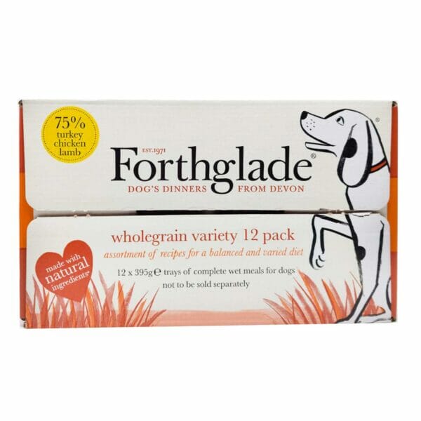 Forthglade Adult Chicken Turkey and Lamb with brown rice 12 x 395g 2