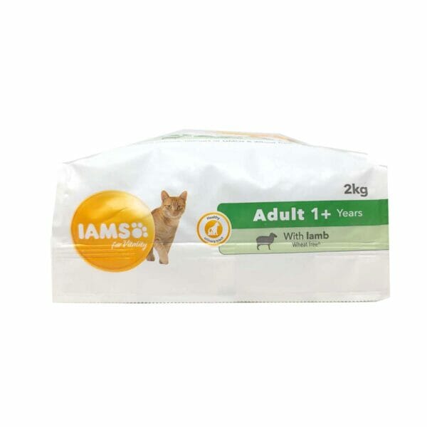 IAMS for Vitality Adult Cat Food with Lamb Cat Dry Food 2kg