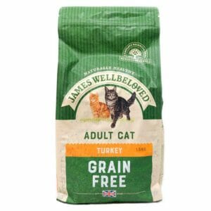 JAMES WELLBELOVED Grain Free Turkey & Veg Adult Dry Cat Food 1.5kg