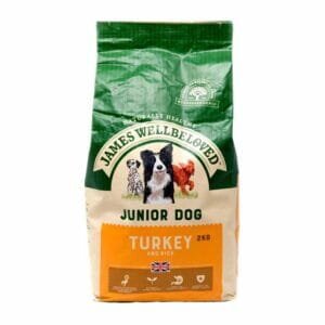 James Wellbeloved Junior Turkey and Rice Dry Dog Food 2kg