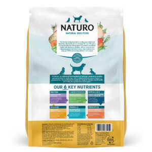 Back of Naturo Grain Free Chicken with Potato and Vegetables 10kg Bag