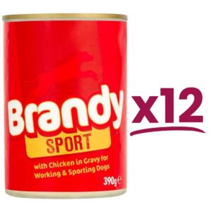 12 Cans of Brandy Sport with Chicken in Gravy