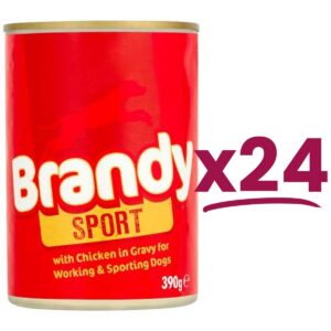 24 Cans of Brandy Sport with Chicken in Gravy