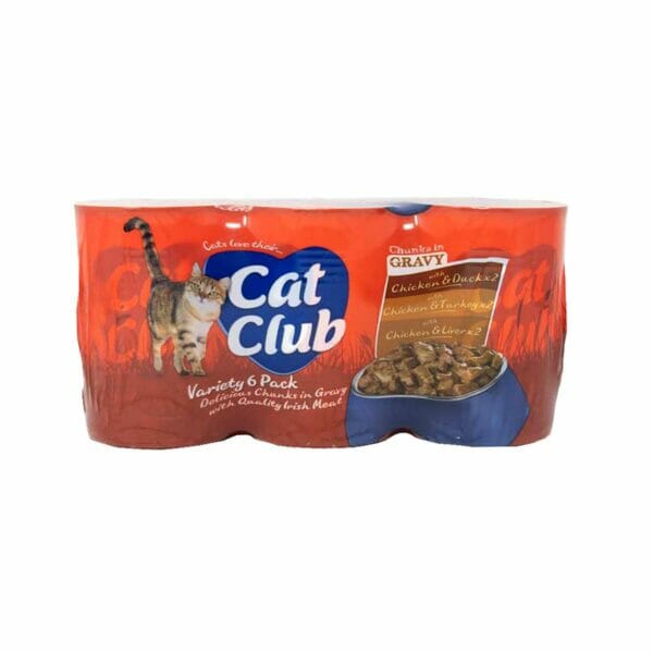 Cat Club Chunks in Gravy Variety 6x400g