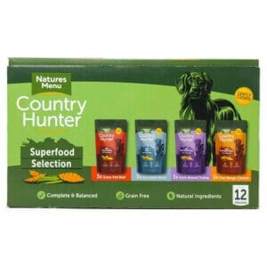 Natures Menu Country Hunter Superfood dog pouches 12x150g