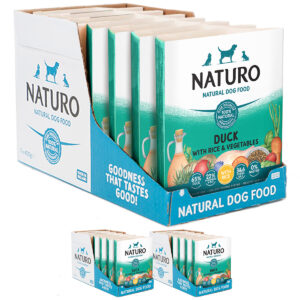 3 boxes of 7 trays of Naturo Duck with Rice & Veg 400g