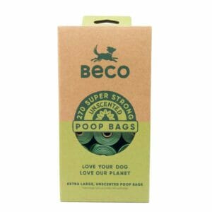 BECO Dog Poop Bags, Unscented, 270 Pack
