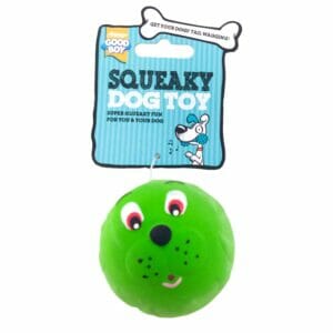 Good Boy Squeaky Latex Ball Dog Toy