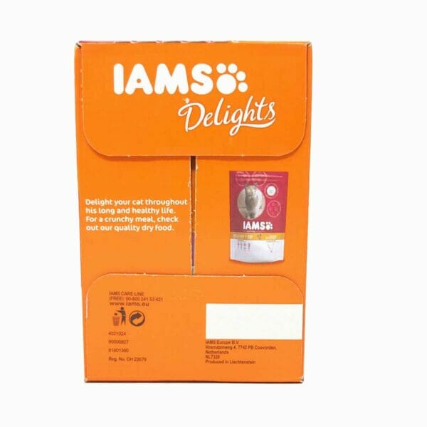 IAMS Delights Senior Land & Sea Collection with Chicken 7+ Years 12x85g end1