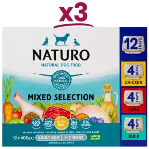 3 boxes of Naturo Mixed Selection in Rice 400g