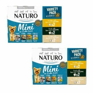 NATURO Adult Mini Wet Dog Food with Rice Variety Pack 12x150g