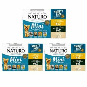 NATURO Adult Mini Wet Dog Food with Rice Variety Pack 18x150g