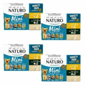 NATURO Adult Mini Wet Dog Food with Rice Variety Pack 24x150g