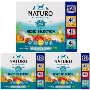 3 boxes of Naturo Mixed Selection 400g
