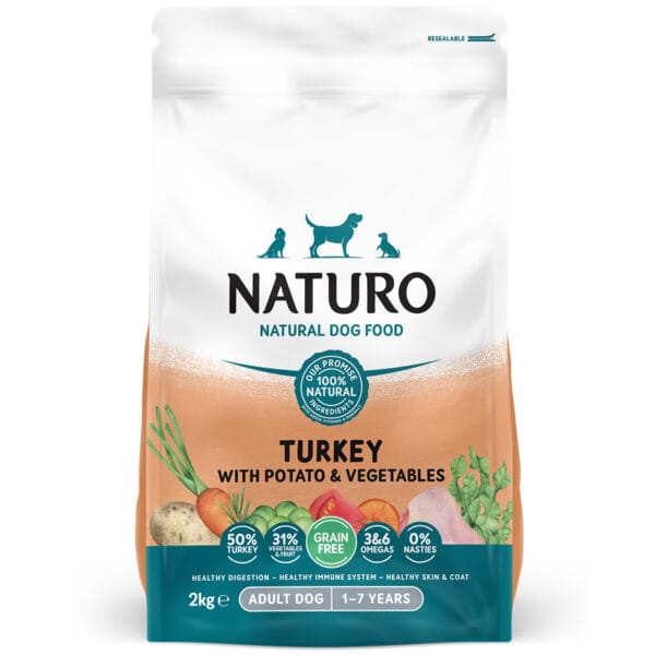 Naturo Grain Free Turkey with Potato and Vegetables 2kg