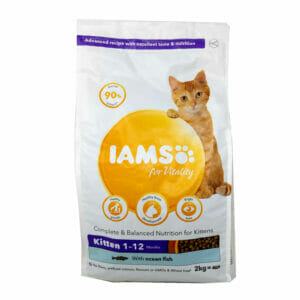 IAMS for Vitality with Ocean Fish Kitten Dry Food 2kg