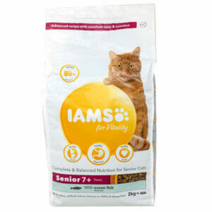 IAMS for Vitality with Ocean Fish Senior Cat Dry Food 2kg
