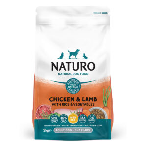 1 Bag of Naturo Chicken & Lamb with Rice 2kg