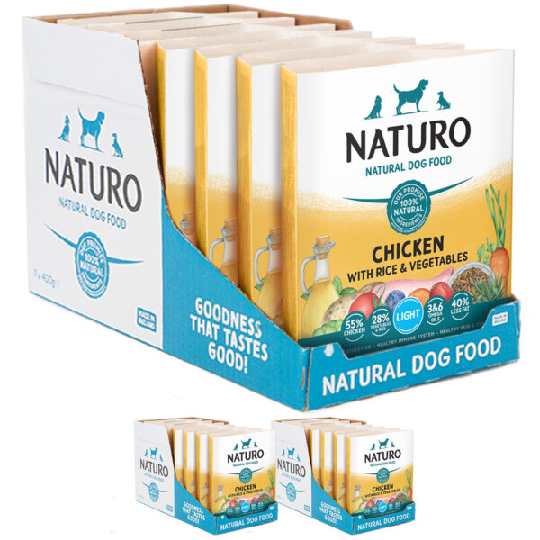 Naturo Light Chicken with Rice 21x400g Trays