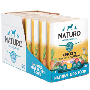 1 box of 7 trays of Naturo GF Chicken with Potato & Vegetables 400g