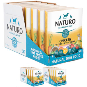 3 boxes of 7 trays of Naturo GF Chicken with Potato & Vegetables 400g