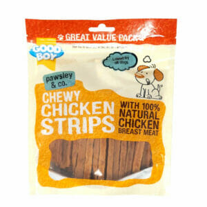 GOOD BOY Chewy Chicken Strips Dog Treats 350g front pack