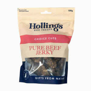 HOLLINGS Pure Beef Jerky Dog Treats 100g