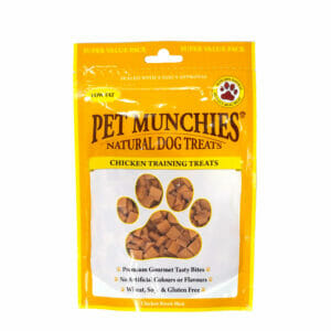 PET MUNCHIES 100% Natural Chicken Training Treats for Dogs 150g front pack