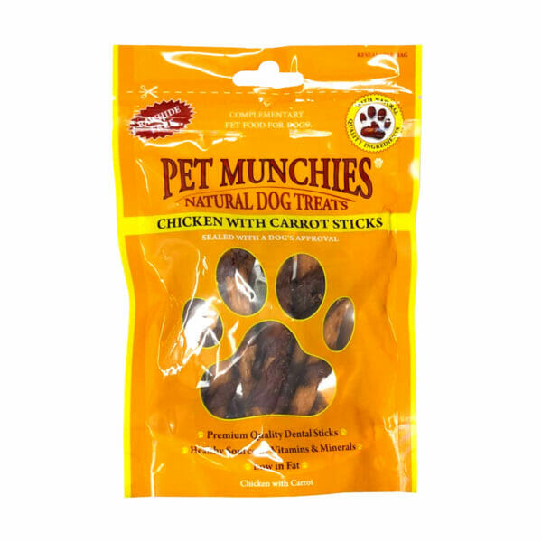 PET MUNCHIES Natural Chicken with Carrot Sticks 80g