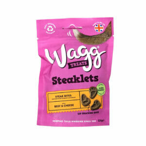 WAGG Steaklets Dog Treats 125g front pack