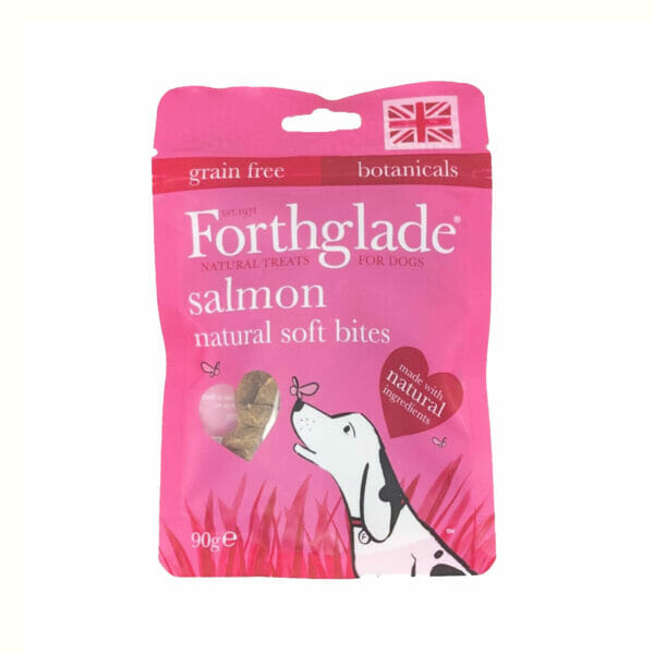 Forthglade Soft Bite Grain Free Salmon Dog Treat 90g