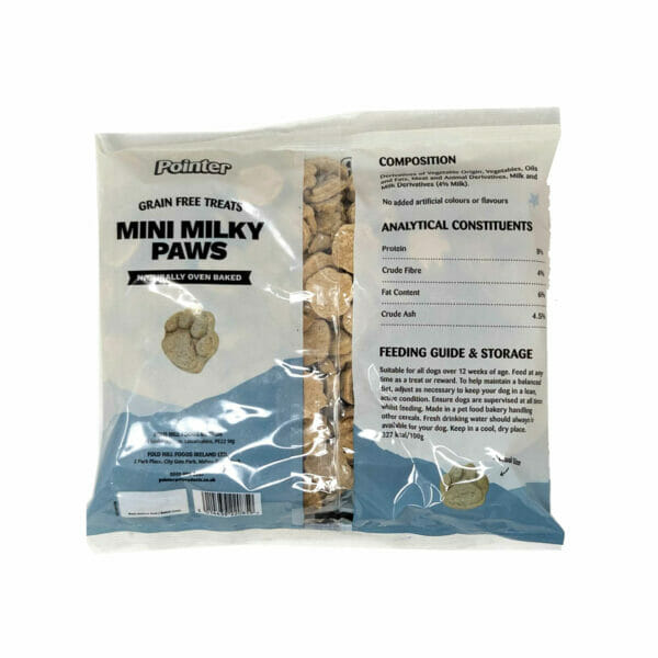 Pointer Grain Free Milky Paws Dog Treat 400g