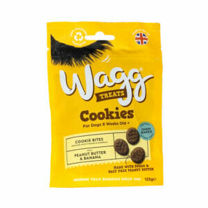 Wagg Cookie Bites Peanut Butter & Banana Cookies 125g