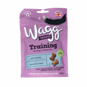 Wagg Mini Bones Chicken & Beef Training Treats with Calcium 125g