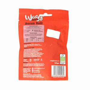 Wagg Tasty Bites Bacon Roll with Pork 125g