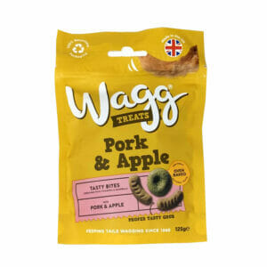 Wagg Tasty Bites Pork & Apple Treats 125g