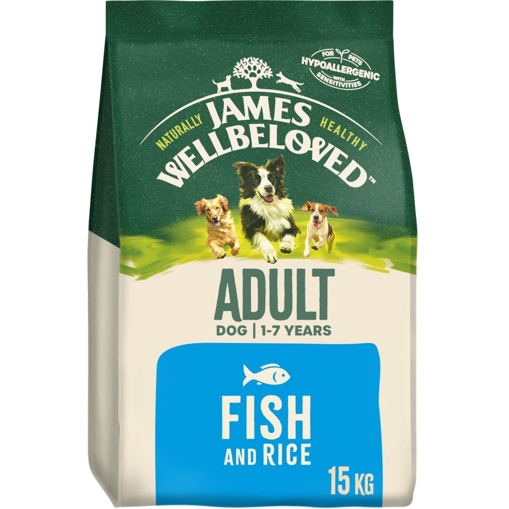 JAMES WELLBELOVED Adult Dry Dog Food Fish & Rice