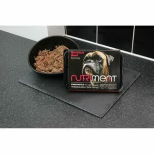 Nutriment Adult Boneless Beef Formula Raw Dog Food 500g Tub