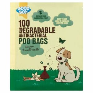 GOOD BOY Degradable Antibacterial Poo Bags 100 Pack
