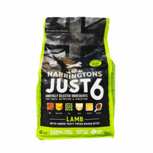 HARRINGTONS Just 6 All Ages Natural Lamb with Tasty Baked Bites Dry Dog Food 2kg