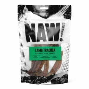 NAW Natural Air Dried Lamb Trachea Dog Treat 200g